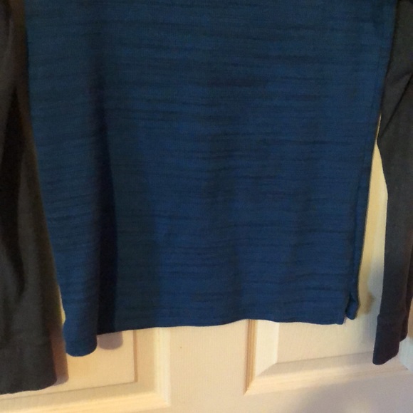 Urban Pipeline Maxflex Blue & Gray Long Sleeve Waffle Knit Shirt Mens Small S - Picture 4 of 15
